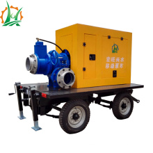 Mobile Diesel Engine Dry Run Auto-amorçage Trailer Pump Station